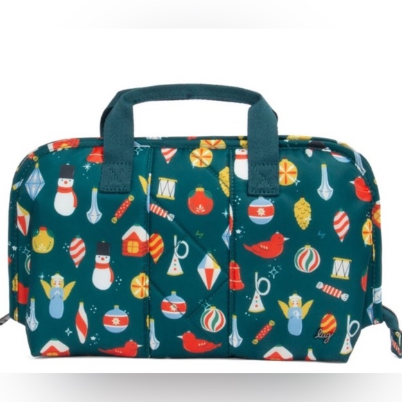 lug Handbags - LUG FLASH SE RETRO ORNAMENT PRINT COSMETIC CASE